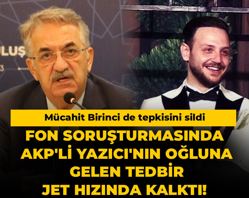 halktvcomtr's tweet photo. Fon soruşturmasında AKP'li Hayati Yazıcı'nın oğluna gelen tedbir jet hızında kalktı! 

Birinci tepkisini sildi

https://t.co/JmjTSjOLI0 https://t.co/VMXmgzQRlH