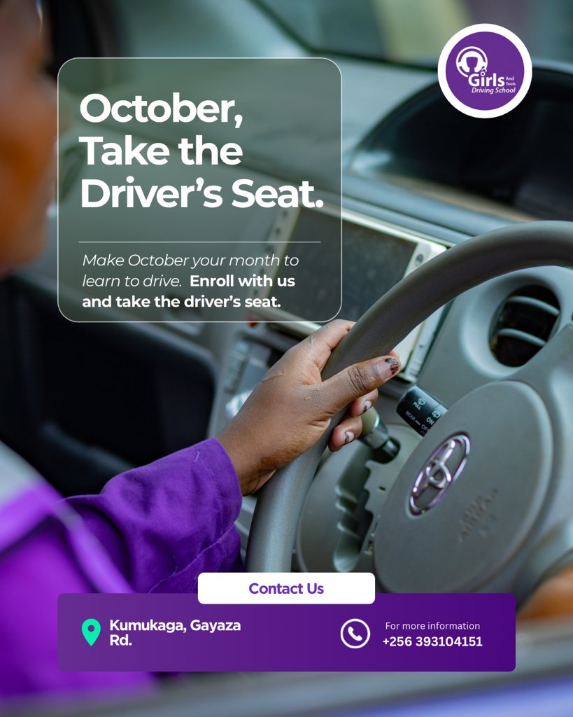 GirlsandTools's tweet photo. Happy New Month! May October be the month you finally take that step toward becoming a confident driver. 🚗

Learn with Girls &amp; Tools Driving School and take the driver’s seat.

#GirlsAndTools #DrivingSchool https://t.co/VMBxWFMGPd