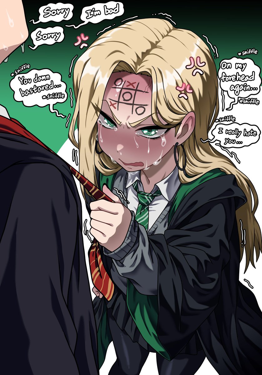 FTE18_'s tweet photo. Malfoid

It is truly heartbreaking to make a prickly, haughty, and cheeky—yet cute—girl cry, but it is something someone simply has to do. 100 points to Gryffindor! Thank you for watching! 🥰🥰🥰 https://t.co/6BmMizxEMw