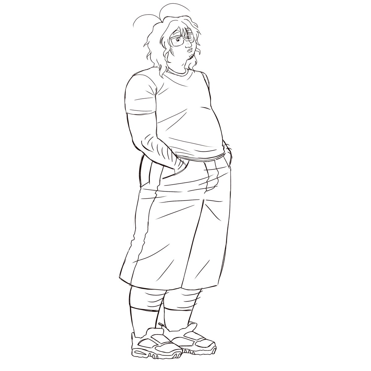 weirdalienguy_'s tweet photo. Ill color this. promise.
Also, this is like... an outfit redesign!!! https://t.co/oTEZstpKnq