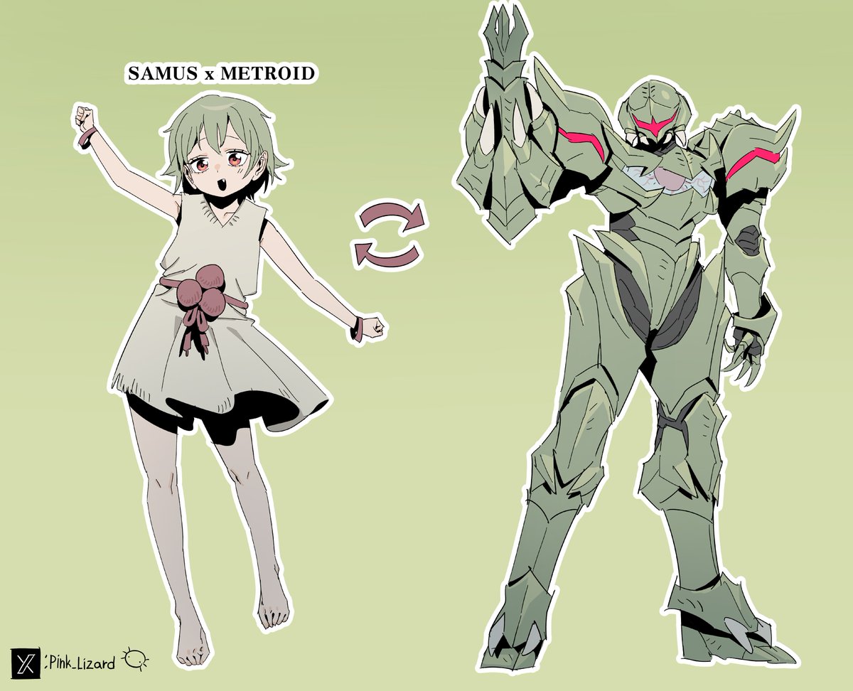 pink_lizard_'s tweet photo. Samus daughters https://t.co/qdSFcJiuEl