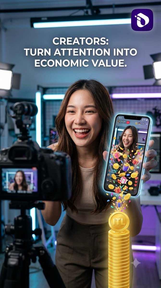 RVLakshmi369's tweet photo. InterLink Live
🎬 Turn attention into meaningful economic value.
💡 Empower creators to monetize their influence directly.
🎁 Gifts, engagement, and support become real value.
💰 Transform every livestream into an opportunity.
🌟 Connect creator
#InterLink #ITLG #ITL https://t.co/x09abmhAIm