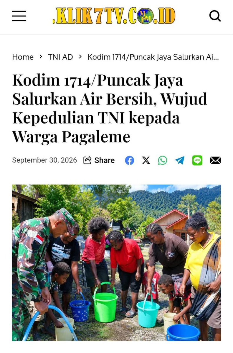 faizfahriiii's tweet photo. Pantai dan samudra semakin bersih berkat gerakan cinta laut TNI bersama warga. Lingkungan terpelihara, hari esok terjaga. Infobaik Kadang Terabaikan https://t.co/LKr3Iv25xJ