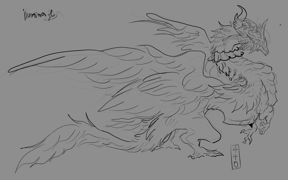 MagpieBirddd's tweet photo. since firebrand turn out to be dragon here some wips for the other sfoth :) #phighting https://t.co/vdzMwZSo4F