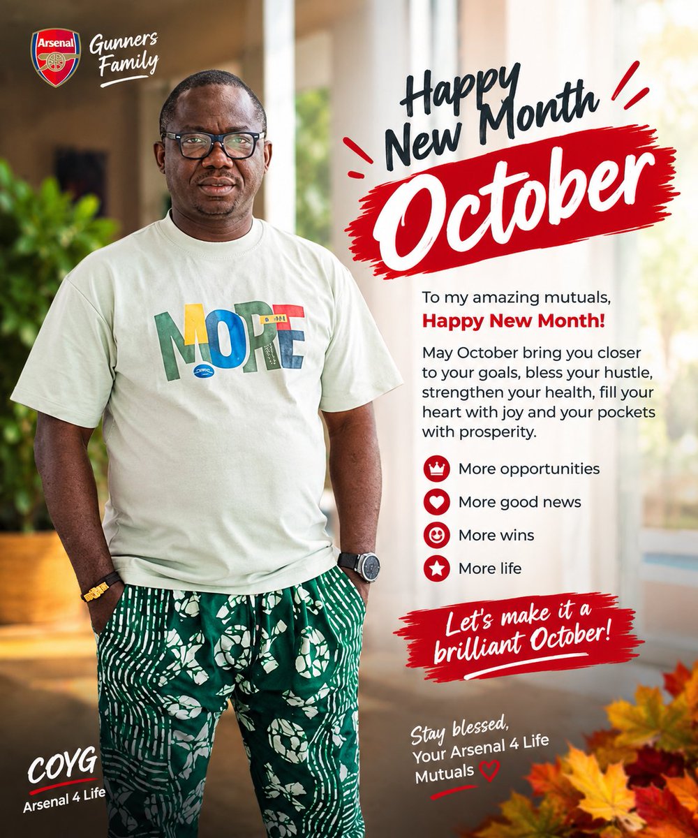 mcpherdinand's tweet photo. Happy new month my Arsenal 4 Life Mutuals. I love you all. https://t.co/oyI7X3jOhi