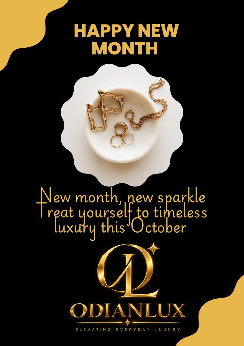 Odians1411's tweet photo. Happy new month of October from all of us at Odianlux. https://t.co/W9rYaEFHn8
