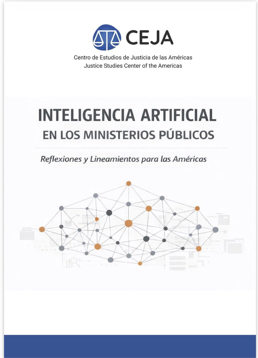 juangaleanorey's tweet photo. INTELIGENCIA ARTIFICIAL EN LOS MINISTERIOS PÚBLICOS - Reflexiones y lienamientos para las Américas
https://t.co/CPuiUGUh3E https://t.co/K9BZuKhQmO
