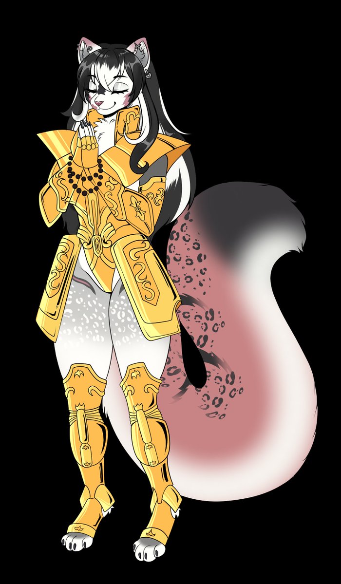 MomoiroAguiraru's tweet photo. Mi fursona como Shaka de Virgo https://t.co/O6ZbvwomKN
