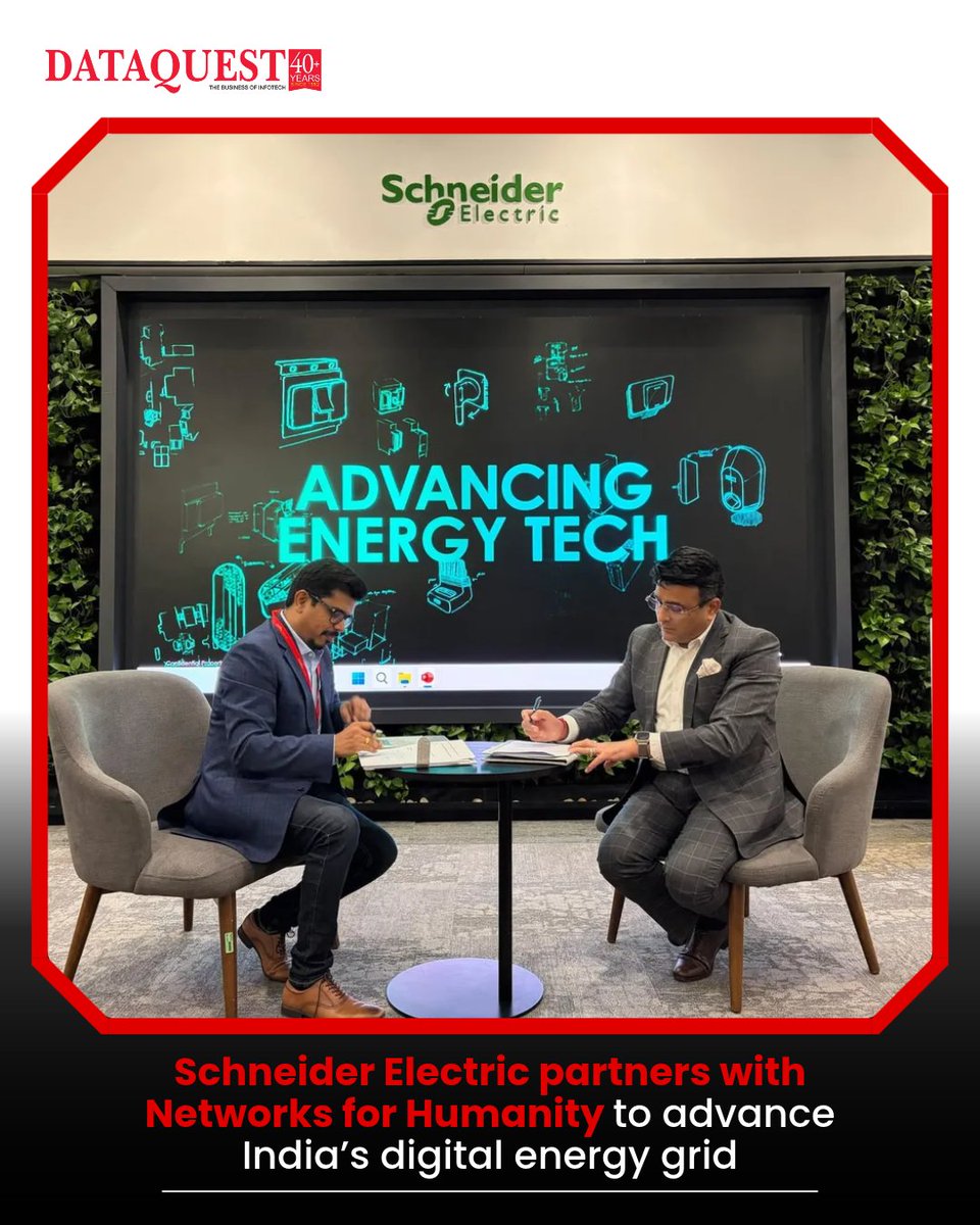 dataquestindia's tweet photo. Schneider + Networks for Humanity

Schneider Electric has partnered with Networks for Humanity to explore how open digital infrastructure can connect energy assets, consumers, and ecosystem participants

Read more: https://t.co/qcOpHECNQX

#Dataquest #SchneiderElectric #Energy https://t.co/ek9OdGhmBr