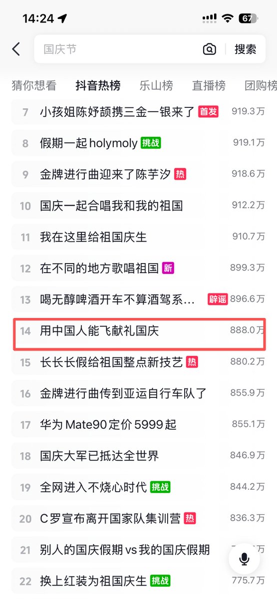 BNBBuilder_dev's tweet photo. 央视发了张树鹏 用中国人能飞献礼国庆，还上热搜了

0xad40d1de038a8214b8c77d3c821e7bb159107777 https://t.co/fRTFKlKaM6