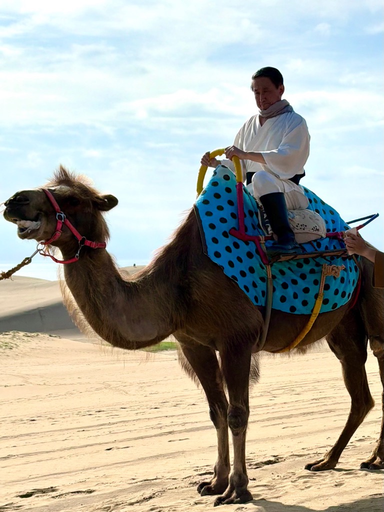 tottori_kouhou's tweet photo. 別班鳥取県支部、アゼルバイジャン共和国とラクダ外交🐪🐪 
「VIVANT」ロケ地となった鳥取砂丘で、友好を深めます。  

10/１公表分　報道への資料提供です。
 ・ドラマ「VIVANT」をきっかけに新たな友好関係構築へ 駐日アゼルバイジャン共和国特命全権大使の来県 
・都市計画道路上井羽合線の供用開始 
・令和8年度介護職員の働きやすい職場環境づくり厚生労働大臣表彰　伝達式の開催 
・(株)ミヨシ産業の「とっとり共生の森」森林保全活動の実施（日野町） 
・ぼうさいこくたい2026in鳥取の開催にあわせて耐震ベッド及び耐震シェルターを展示します
 ・「アニメ『めぐみ』上映＆ミニコンサート～拉致問題の解決に向けて～」の開催 
・地域県土警察常任委員会の開催について 
・令和8年7月分鳥取県の賃金・労働時間及び雇用の動き 
・鳥取県感染症流行情報 
・「第8回万葉の郷とっとりけん全国高校生短歌大会」本選出場チーム・個人部門特別賞決定 
・有限会社海老田金属からの「映画『遥かな町へ』と連携した誘客促進事業」への寄附金に対する感謝状贈呈式 
・県立美術館集客対策会議(第2回)の開催 
・令和8年度鳥取県特別支援学校技能検定の開催について 
・令和８年度 障がい者スポーツ（車いすバスケットボール）体験教室を開催します  

内容はこちら 
https://t.co/cb6fSbTWa8