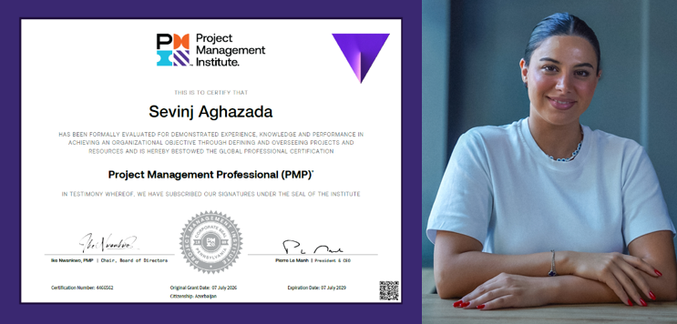 pmacademypm's tweet photo. 916th PMP certificate by @pmacademypm
Sevinj Aghazada cleared PMP exam
#pmacademy #PMP #pmpexambaku #PMPExamPrep #PMPExam #pmpbaku #projectmanagementbaku #projectmanagementazerbaijan #pmpmentor #project #ProjectManagement #ProjectManager https://t.co/UrXggTk0lb