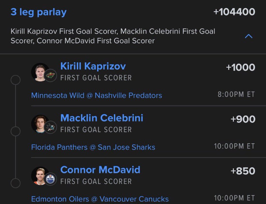 BetWithMaya_'s tweet photo. First Goal Scorer 🥅

@Playbook https://t.co/neotFbhDoI