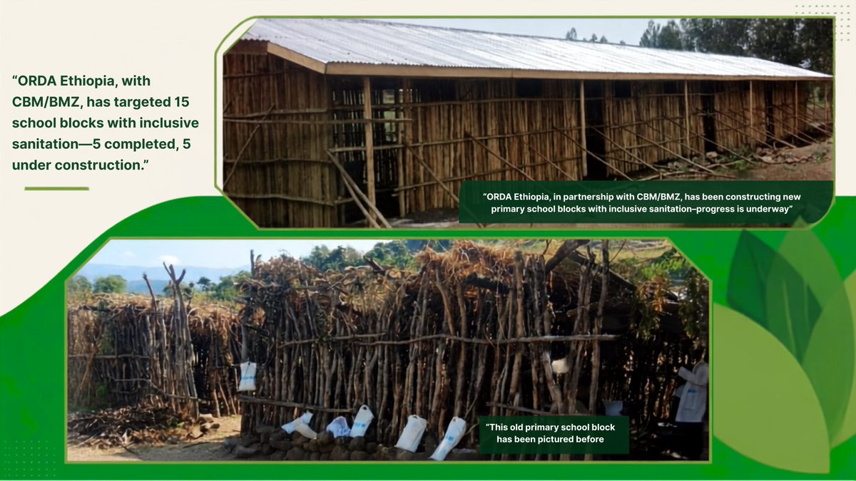 OfficialOrda's tweet photo. ORDA Ethiopia & CBM/BMZ are restoring hope in North Gondar (Debark, Adiarkay & Telemit woredas) through a 4-year project (2024–2028) focused on inclusive education, WASH & livelihoods! #CBM #BMZ https://t.co/DpinsIJb56