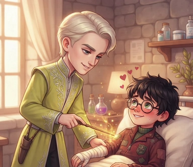 Lia_mini_'s tweet photo. Harry is obsessed with healer Draco
#drarry
#harrypotter
#dracomalfoy https://t.co/FGENTQG93X