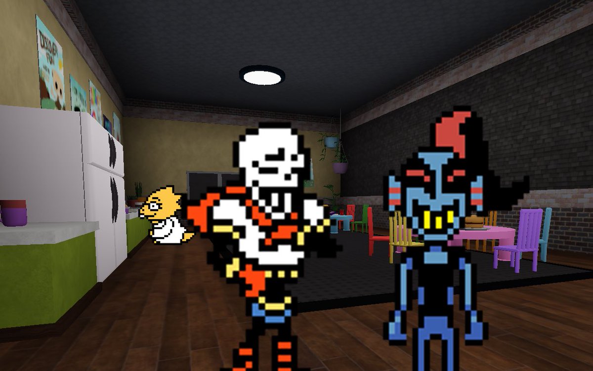 hearts4undyne's tweet photo. 💙I DIDNT KNOW PAPYRUS WAS HERE ASWELL? https://t.co/regbOHDTKg