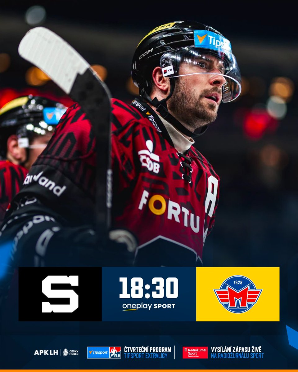 telhcz's tweet photo. Malý pátek přinese souboj Sparty s Motorem. 🔥
📸 @HCSpartaPraha
#TELH | #programtelh | #SPACEB https://t.co/0GShBGhpsu