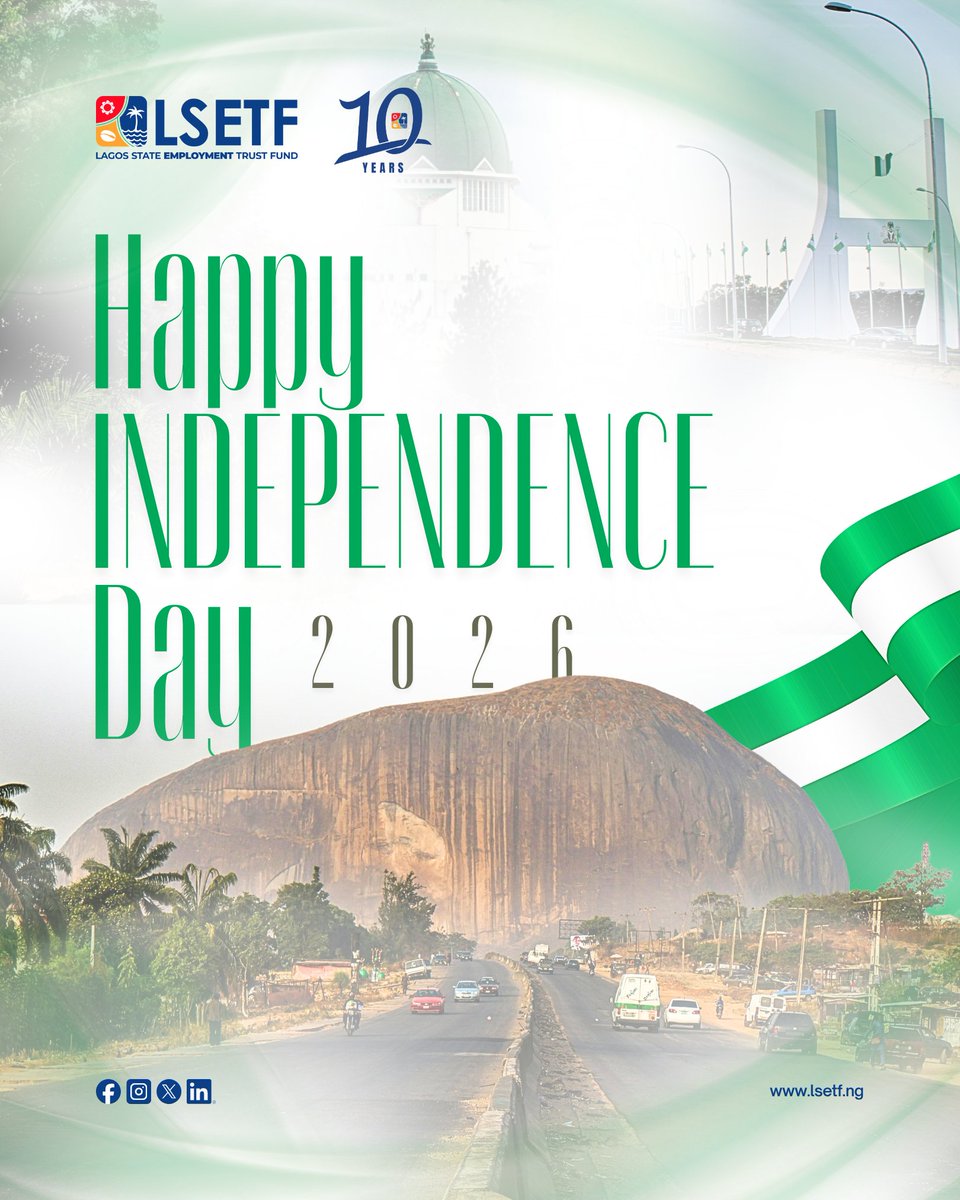 LSETF's tweet photo. 66 years of a story shaped by resilience, creativity and the courage to keep building, even when the road gets tough.

From the businesses we start to the skills we develop and the opportunities we create, every effort counts in shaping the Nigeria we want to see. https://t.co/7mkAmlRjh5