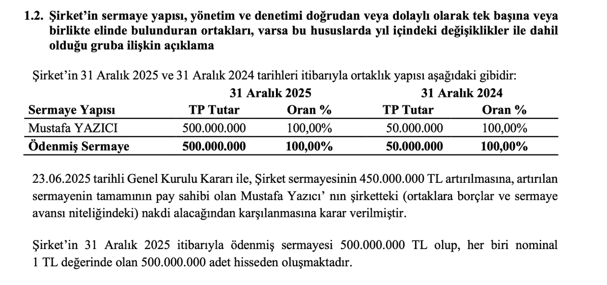 e_ercis's tweet photo. MUSTAFA YAZICI'NIN ŞİRKETİNDE 253 MİLYONLUK AVANS, 246 MİLYONLUK ORTAK ALACAĞI VE 50 MİLYONLUK "YANSITMA"

AK Parti Genel Başkan Yardımcısı Hayati Yazıcı'nın oğlu Mustafa Yazıcı'nın adı, İstanbul Cumhuriyet Başsavcılığı'nın yürüttüğü fon soruşturmasında gündemine geldi. Basına ilk yansıyan haberlerde Yazıcı'nın da aralarında bulunduğu 30 kişi hakkında malvarlığını azaltıcı işlemlerin ve sermaye piyasası hareketlerinin durdurulmasının talep edildiği iddia edildi. Ancak bir kaç saat sonra Mustafa Yazıcı, Ali Emre Ballı, Güven Çapan, Murat Yönaç ve Hayati Efe Oğuz hakkındaki tedbirlerin kaldırıldığı yönünde haberlerler yapıld. Mustafa Yazıcı hakkında ise yurt dışına çıkış yasağı şeklinde adli kontrol uygulandığı açıklandı. Dolayısıyla ortada devam eden bir soruşturma  olduğu çok açık.

Fakat soruşturmadaki hukuki durumdan bağımsız olarak, Mustafa Yazıcı'nın %100 sahibi olduğu Adil Varlık Yönetim AŞ'nin 2025 finansal tabloları kendi başına incelenmeyi hak eden bir tablo ortaya koyuyor.

Ve o tablonun tam ortasında 253 MİLYON 132 BİN TL duruyor.

Adil Varlık'ın 2025 bağımsız denetim raporunda Online Teknoloji ve Danışmanlık AŞ'ye ilişkin "ilişkili taraflardan alacaklar-iş avansları" kalemi 2024 sonunda sıfır TL. 2025 sonunda ise tam 253 MİLYON 132 BİN TL. Aynı yıl Adil Varlık'ın bütün "diğer aktifleri" 259 MİLYON 483 BİN 632 TL. Yani bu kalemin yaklaşık %97.5'i tek bir ilişkili şirkete verilen iş avansından oluşuyor.

Burada cevap verilmesi gereken soru çok basit.

253 MİLYON 132 BİN TL nereye gitti?

-Hangi tarihlerde ödendi?
-Kaç ayrı transfer yapıldı?
-Hangi banka hesaplarına gönderildi?
-Hangi sözleşmeye dayanıyordu?
-Sözleşmenin konusu neydi?
-Bu paranın karşılığında hangi hizmet veya mal alınacaktı?
-Ne kadarı faturalandı?
-Ne kadarı mahsup edildi?
-2026'da geri dönen veya kapatılan tutar ne kadar?

Bunlar cevaplanmadan "iş avansı" ifadesi sadece muhasebe başlığı olarak kalıyor. Üstelik mesele yalnızca 2025 rakamından ibaret değil. Online Teknoloji bakiyesi 2022'de 1 MİLYON 111 BİN 134 TL, 2023'te 7 MİLYON 428 BİN 461 TL. 2024'te sıfır TL. 2025'te ise 253 MİLYON 132 BİN TL.

2024 ile 2025 yılları arasındaki bu sıçramanın arkasındaki işlem veya işlemler mutlaka soruşturmaya eklenerek ortaya çıkarılmalı. Dahası, Adil Varlık'ın Online Teknoloji'den aldığı hizmetlerin bedeli de 2024'te 2 MİLYON 218 BİN 461 TL iken 2025'te 29 MİLYON 520 BİN TL'ye çıkıyor. 

İkinci önemli nokta Mustafa Yazıcı'nın Adil Varlık'tan olan alacağı.

2024 sonunda 185 MİLYON 674 BİN 845 TL olan alacak 2025 sonunda 246 MİLYON 433 BİN 528 TL oluyor. 

Aynı yıl 450 MİLYON TL sermaye artırımı gerçekleştiriliyor. Fakat burada önemli bir muhasebe ayrıntısı var. Bu 450 MİLYON TL şirket kasasına giren yeni nakit sermaye olarak anlaşılmamalı. Finansal rapora göre Mustafa Yazıcı'nın şirketten olan nakdi alacağının 450 MİLYON TL'lik bölümü sermayeye dönüştürülüyor.

Tam bu noktada soru daha da büyüyor.

Mustafa Yazıcı'nın Adil Varlık'tan olan yüz milyonlarca liralık alacağı geçmişte nasıl oluştu?

-Hangi tarihte ne kadar para şirkete girdi?
-Hangi banka hesaplarından geldi?
-Şirket hangi işlemler için bu kaynakları kullandı?
-Cari hesap hareketlerinin tamamı banka kayıtlarıyla örtüşüyor mu?

Çünkü 450 MİLYON TL'yi sermayeye dönüştürmek, bu paranın geçmişteki ekonomik kaynağı hakkındaki soruyu ortadan kaldırmıyor. Tam tersine, soruyu geçmişe taşıyor.

Ve aynı dönemde Adil Varlık başka bir dev finansal operasyon gerçekleştiriyor.

Şirket 2025 yılında nominal değeri 1 MİLYAR 862 MİLYON 833 BİN 404 TL olan sorunlu alacak portföyleri satın alıyor. Bunun için ödenen satın alma bedeli 931 MİLYON 494 BİN 827 TL.

Burada da sorulması gereken sorular hazır.

-Bu portföyleri kim sattı?
-Hangi bankalardan geldi?
-Hangi finans kuruluşlarından devralındı?
-Her portföy için fiyat nasıl belirlendi?
-931 MİLYON 494 BİN 827 TL hangi tarihlerde ödendi?
-Ödemelerin alıcı hesapları kimlerdi?
-Ve bu portföylerden ne kadar tahsilat yapıldı?

Adil Varlık'ın 2025 sonunda toplam takipteki kredisi 773 MİLYON 296 BİN 487 TL. Bunun 689 MİLYON 348 BİN 652 TL'si 2025 portföylerinden geliyor. Derdest icra dosyası sayısı da bir yılda 77 BİN 700'den 135 BİN 528'e yükseliyor.

Aynı şirketin 2025'te esas faaliyetlerden 724 MİLYON 930 BİN 551 TL negatif nakit akışı üretiyor. Daha dikkat çekici olan, diğer aktiflerdeki nakit çıkışının 257 MİLYON 560 BİN 217 TL olması. Bilanço tarafında ise 253 MİLYON 132 BİN TL Online Teknoloji iş avansı var. Rakamlar neredeyse birbirine yapışıyor.

Şirket ağının diğer tarafında ise FairPay/Fintlix bulunuyor.

Şirketin %100 sahibi yine Mustafa Yazıcı. Yönetim kurulunda Ali Emre Ballı ve Murat Yönaç da bulunuyor. Ve burada karşımıza 50 MİLYON 193 BİN 490 TL çıkıyor. FairPay'in 2025 finansal dipnotunda Adil Katılım Bankası'na yapılan ilişkili taraf satışı "yansıtma" açıklamasıyla 50 MİLYON 193 BİN 490 TL olarak gösteriliyor.

Burada da karşımıza "50 MİLYON 193 BİN 490 TL neyin yansıtması?" sorusu çıkıyor.

Personel gideri mi? Yazılım mı? Lisans mı? Teknoloji altyapısı mı? Danışmanlık mı? Başka bir grup şirketinden alınan hizmetin bankaya aktarılması mı?

Üstelik FairPay'in 2025 toplam hasılatı 47 MİLYON 775 BİN 762 TL. Yani "yansıtma" olarak gösterilen işlem tutarı şirketin yıllık hasılatından daha yüksek.

Bu nedenle kim kime fatura kesti, faturanın konusu neydi, hangi hizmet verildi, hizmeti kim sağladı, FairPay bu hizmeti başka bir grup şirketinden mi satın aldı, Adil Katılım Bankası bu 50 MİLYON 193 BİN 490 TL karşılığında tam olarak ne aldı ve para hangi hesaplardan hangi hesaplara aktı soruları belgeleriyle cevaplanmalı.

Çünkü FairPay'in ilişkili taraflara kısa vadeli ticari borcu da 78 MİLYON 397 BİN 258 TL. Online Teknoloji'ye uzun vadeli borcu 4 MİLYON 866 BİN 172 TL. Grup şirketlerinden aldığı hizmetlerin toplamı ise yaklaşık 40 MİLYON TL. Bir başka ifadeyle karşımızda birbirinden kopuk birkaç şirket değil, kendi içinde ciddi miktarda alacak, borç, hizmet, iş avansı ve yansıtma işlemi bulunan bir şirketler ağı var.

Bu ağın merkezindeki isimler de farklı şirketlerde tekrar tekrar karşımıza çıkıyor. Mustafa Yazıcı Adil Varlık'ın %100 sahibi. Aynı zamanda FairPay'in de %100 sahibi. Ali Emre Ballı Adil Varlık ve FairPay yönetimlerinde yer alıyor; Adil Katılım'ın yönetiminde de bulunuyor. Murat Yönaç Adil Varlık ve FairPay geçmişinde yer alırken Adil Katılım yönetimine geçiyor.

Çünkü ortada tek bir şirketin bilançosu yok.

Ortada 253 MİLYON 132 BİN TL iş avansı, 246 MİLYON 433 BİN 528 TL ortak alacağı, 450 MİLYON TL'lik ortak alacağının sermayeye dönüşümü, 931 MİLYON 494 BİN 827 TL'lik sorunlu alacak portföyü satın alımı, 724 MİLYON 930 BİN 551 TL negatif faaliyet nakdi, 50 MİLYON 193 BİN 490 TL'lik "yansıtma", 78 MİLYON 397 BİN 258 TL ilişkili taraf borcu ve aynı isimlerin birleştiği bir finansal yapı var.

Sonuç olarak Adil Varlık ve Mustafa Yazıcı ile diğer yöneticiler hakkında yürütülen soruşturmada yapılması gereken, rakamları tekrar tekrar yan yana koymak değil, 253 MİLYON 132 BİN liralık iş avansının ilk transferinden başlayıp, son kuruşunun hangi hesaba ulaştığını tespit etmek olmalı.
