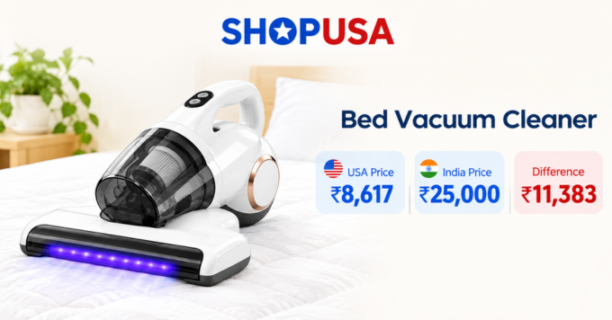 ShopUSA_India's tweet photo. Prettycare Mattress Vacuum Cleaner with 18KPa suction, UV-C light, HEPA filter, 149ยฐF heat & 72,000 beats/min tapping. ๐๏ธโจ Shop this USA product through ShopUSA and ship it to India! ๐บ๐ธ๐ฆ๐ฎ๐ณ
#Prettycare #ShopUSA https://t.co/nhqdM0T9Wn