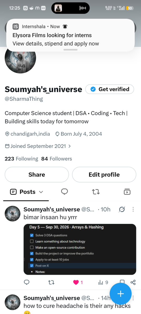 SharmaThing's tweet photo. 16 more for century https://t.co/MIstAd0Xdc