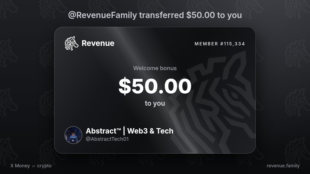 AbstractTech01's tweet photo. @RevenueFamily https://t.co/mld7iYu9E7