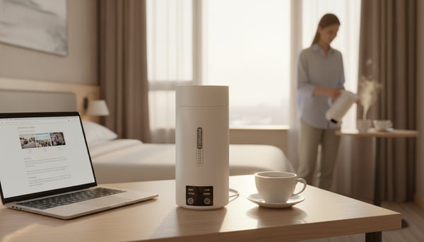 ItsTheInventory's tweet photo. $34 Travel Kettle With 9 Temperature Settings for Hotels: This portable 800mL stainless steel kettle has 9 temperature settings and auto shut-off. Perfect for hotel stays—skip overpriced coffee shops. dlvr.it/TVk5p1 #TravelKettle #PortableKettle #TravelEssentials https://t.co/jMuTklYptP