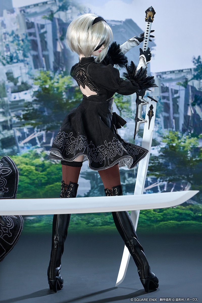 volks_dd's tweet photo. 『NieR』シリーズを代表するふたりが 
ボークスの「ドルフィードリーム」でドール化！

￣￣￣￣￣￣￣￣￣￣￣￣
2B（ヨルハ二号B型）
カイネ
＿＿＿＿＿＿＿＿＿＿＿＿

▼特設サイト