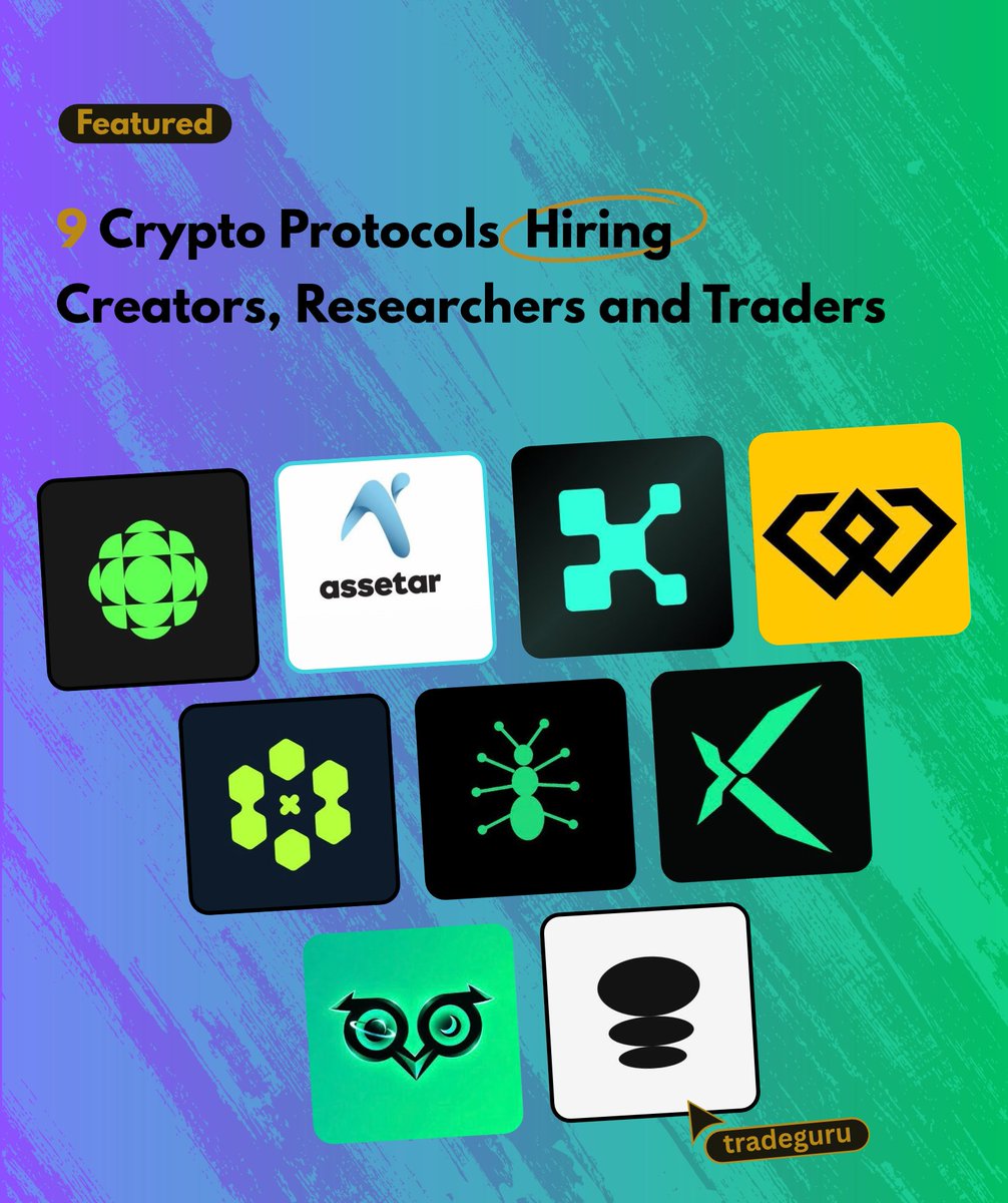 tradeguru's tweet photo. Uptober starts today, what better way to kick it off than with new ways to get paid?

Here are 9 protocols hiring creators/community builders/traders this October👇

.@floydex_com - comm manager ($1,200/m) and moderator ($700/m)
Apply→ dm them with a good intro to apply

.@AntSeed - ambassadors (writers/vid creators)
Apply→ dm them with 1/2 of your best content

.@WEEX_Official - KOL & influencer partnership agent
Apply→ https://t.co/sULWdd54d5

.@yneraxone - content creators ($1,500 usdt/m for top 50)
Apply→ https://t.co/CObfsZxEKN

.@Hexofun - product manager/mod/comm manger/bd
Apply→ dm them with short intro

.@GREEND0TS - creators (i trust this 100% from @stacy_muur)
Apply→ https://t.co/cPs586hg4p

.@co_assetar - content writer
Apply→ send portfolio to assetar.co@gmail.com

.@creator_wire - creators (any kind)
Apply→ https://t.co/OCWNiats2j

.@KaitoAI - ambasadors/content creators 
Apply→ infofi is back as you know so no application required just start writing.

I sped time filtering the best options for you monthly so you dont have to
the least you could do is follow me @tradeguru and turn on notifs

love u