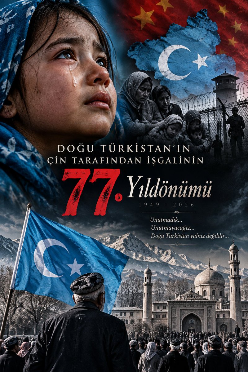 yitiksevdalar's tweet photo. Ve bir sabah ağarırken tan
Azad olsun Doğu Türkistan

#yitik https://t.co/PKHpv6S6LH