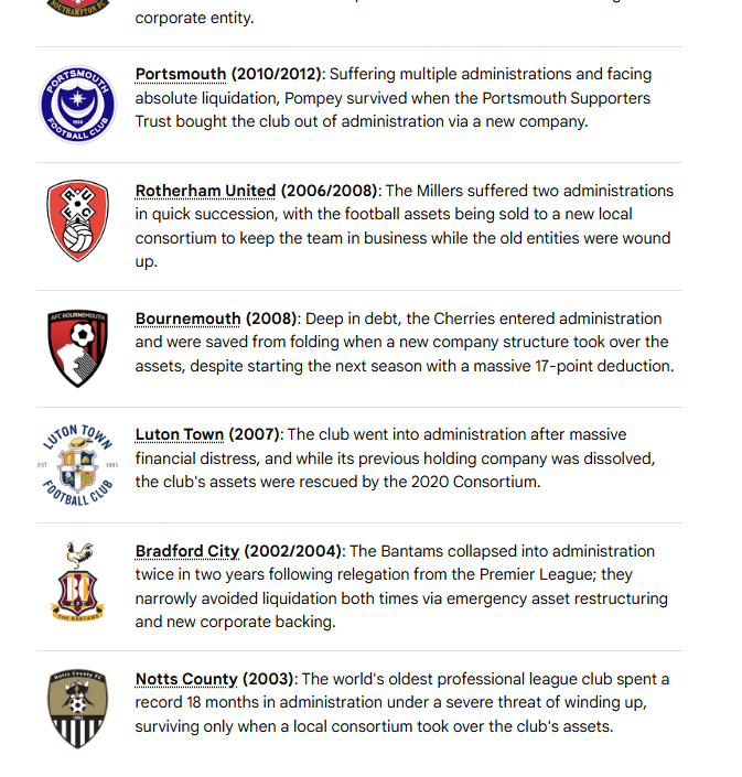 EKHarvey82's tweet photo. @Alan_Morrison67 @DAaronovitch "Trust neither will be the case in England?"

As a guy who does his research Alan, you'll be well aware countless clubs have survived asset transfers/company liquidations in English football over the years

Selective amnesia still an issue, eh? Pity. https://t.co/beSkpbPXg1