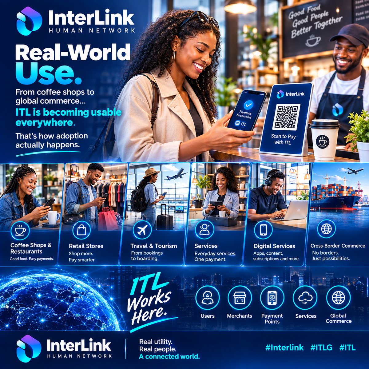 highersef's tweet photo. Real-World Use
From coffee shops to global commerce…
ITL is becoming usable everywhere.
That’s how adoption actually happens.
#Interlink #ITLG #ITL https://t.co/20PuloV4Mv