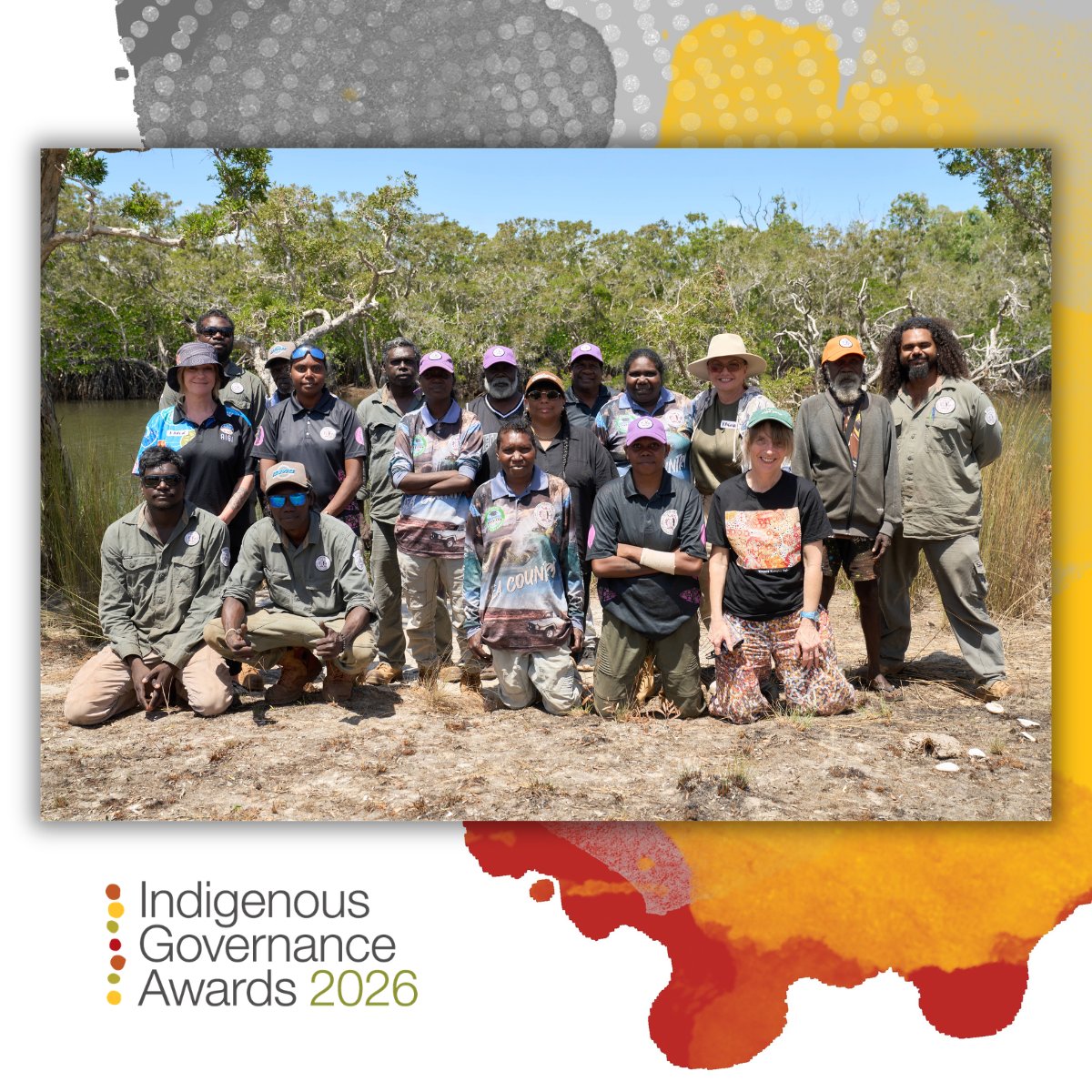 RecAustralia's tweet photo. #IGA2026 judges visited Dhimurru Aboriginal Corporation as part of the awards judging process.

Dhimurru was established in 1992 by Yolŋu Traditional Owners in northeast Arnhem Land in response to increasing pressure on Country from mining, tourism, &amp; external management systems. https://t.co/BHqApxbLOj