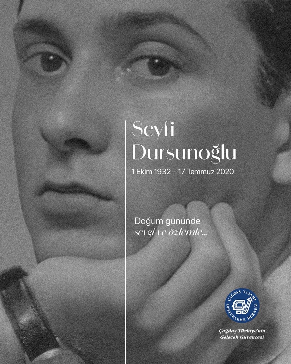 CagdasYasamDD's tweet photo. 2020 yılında kaybettiğimiz değerli sanatçı ve derneğimizin değerli bağışçısı Seyfi Dursunoğlu’nu 94. doğum gününde saygı, sevgi ve özlemle anıyoruz. 💙 https://t.co/mIXyykVCb7