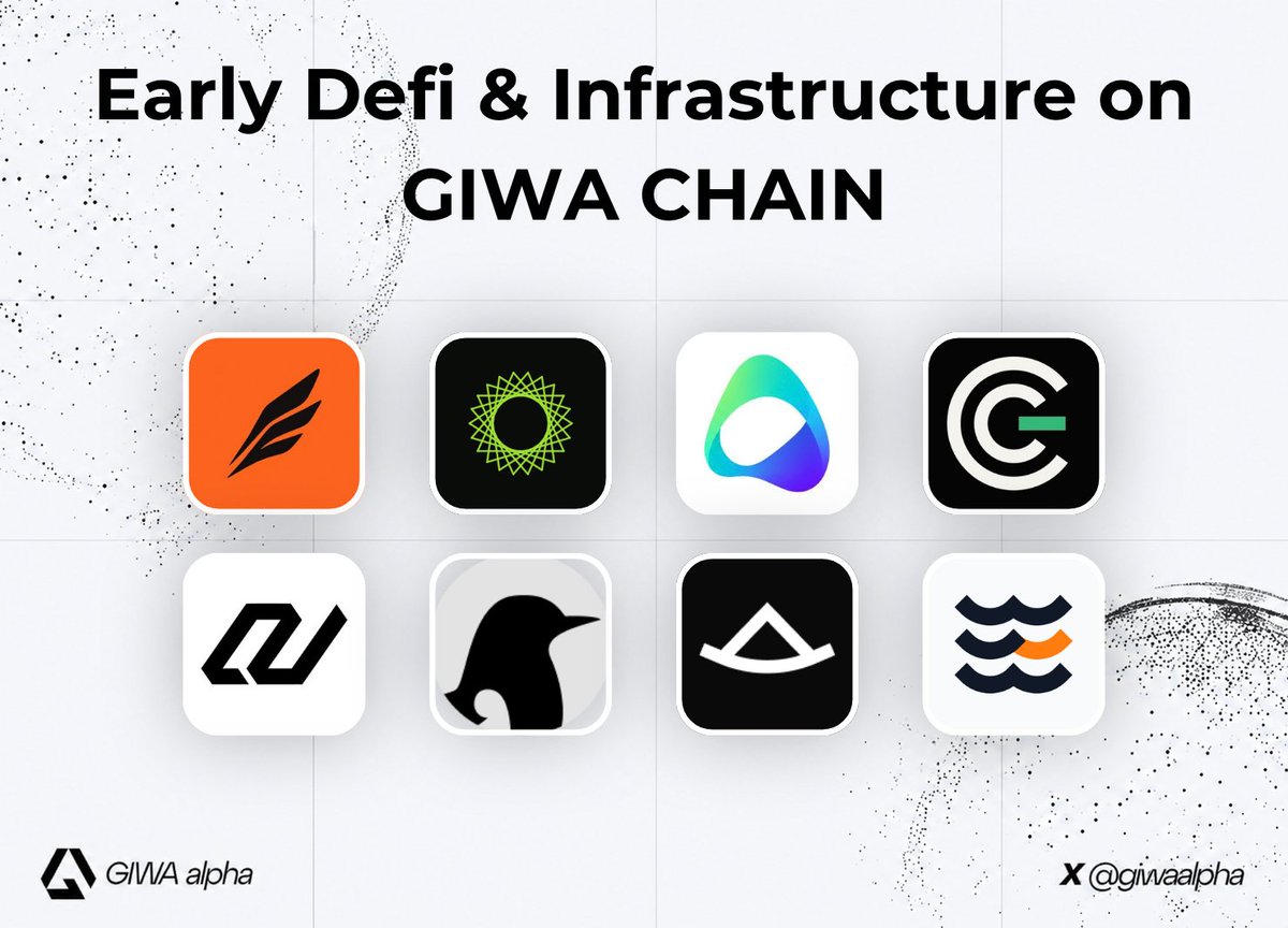 giwaalpha's tweet photo. GIWA DeFi / infrastructure is starting to take shape 👀

A few early projects already on my radar:

@heronprotocol

@quadrixfinance

@AmmoraHQ

@custosfinance

@GiwaterFinance

@Hanok_io

@kaachi_io

@OsigeExchange

Still early, but this is the part of the ecosystem worth watching closely.

More GIWA projects soon.

@GIWA_by_Upbit