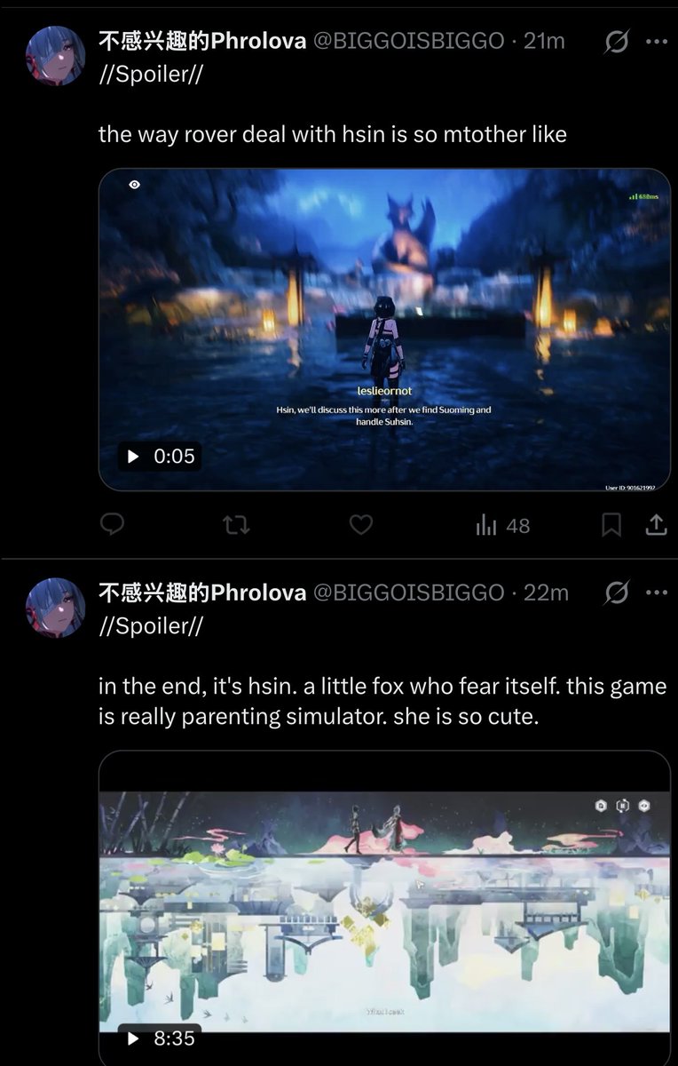 Tryhardr917410's tweet photo. They *really* want to push this idea that Hsin is a “daughter” huh 

They know the game doesn’t validate the ships they want pushed, so they have to try and reframe any ML as “parenting” to not try and let the target audience have a win https://t.co/8VLkujGjp4