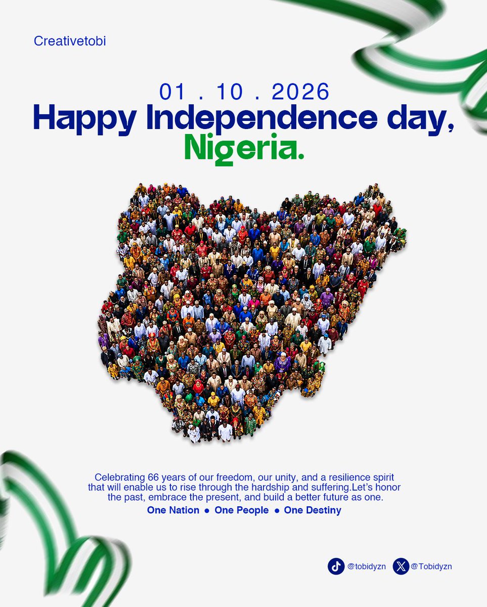 Tobidyzn's tweet photo. Omo unverified users dey suffer oo
Elon no gree make I do anything as I enter limit since morning 😭💔

Happy Independence Day 💚
Hope ain’t too late tho 🫠 https://t.co/IL3RWw6bwE