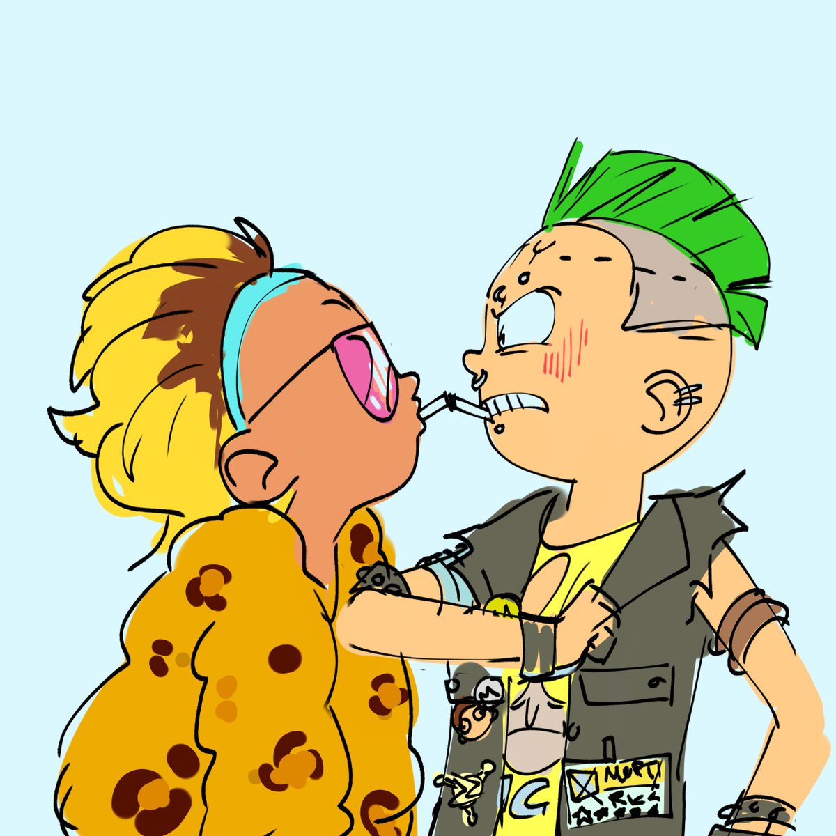Galaxy_Lush's tweet photo. the saga of miami morty harassing other mortys wont ever get old (like them lmao) https://t.co/eHe6betLXb