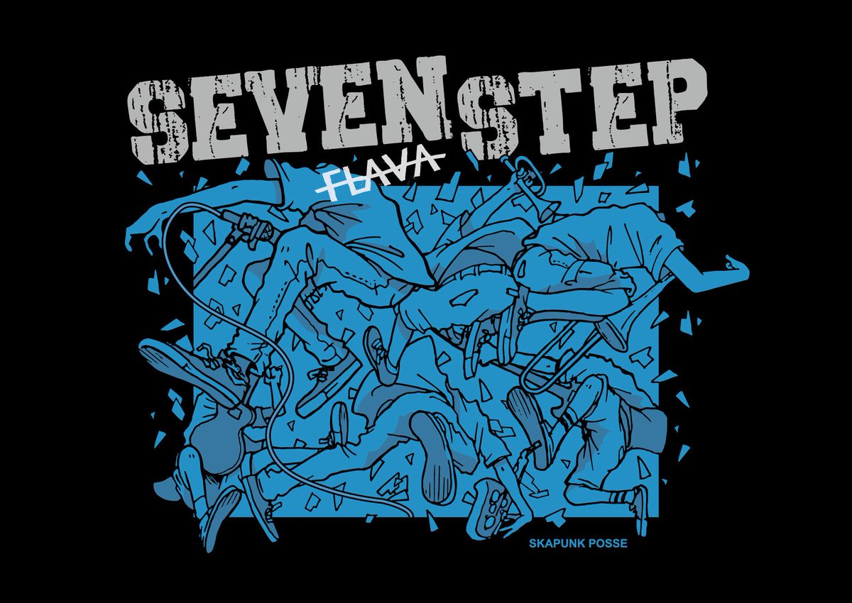 JUSTROCKdesign's tweet photo. 【New】SEVEN STEP @7s_skapunk 4th ALBUM"FLAVA" Illustration &amp; design (2026)

#sevenstep #flava
#まいにちイラストレーション
https://t.co/EHhx67el9d https://t.co/oZvuXLOmjQ