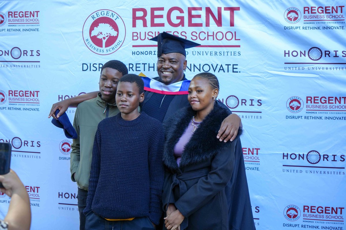 REGENT_BSchool's tweet photo. Years of “keep going” become one very proud moment. 🎓
To every family celebrating alongside our graduates today, this milestone belongs to you too.
#RBSGrad2026 #RegentBusinessSchool #FamilySupport #GraduateSuccess #TeachingDifferently https://t.co/KBha1AA0iu
