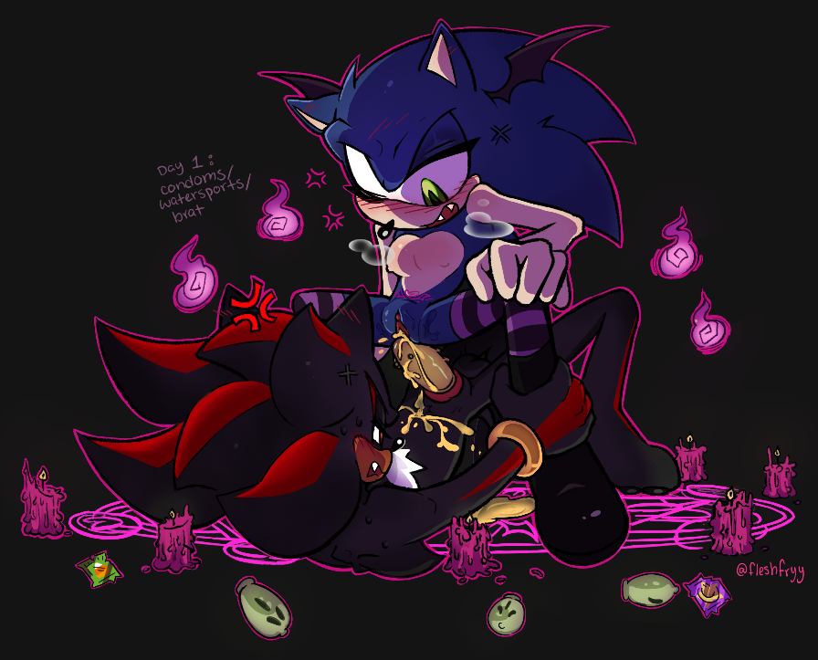 fleshfryy's tweet photo. #Kinktober26 Day 1: Condoms/Watersports/Brat

october is here!!!! (•̀ᵥᵥ•́)b
#sonadow #shadonic https://t.co/86MCK1zdqp