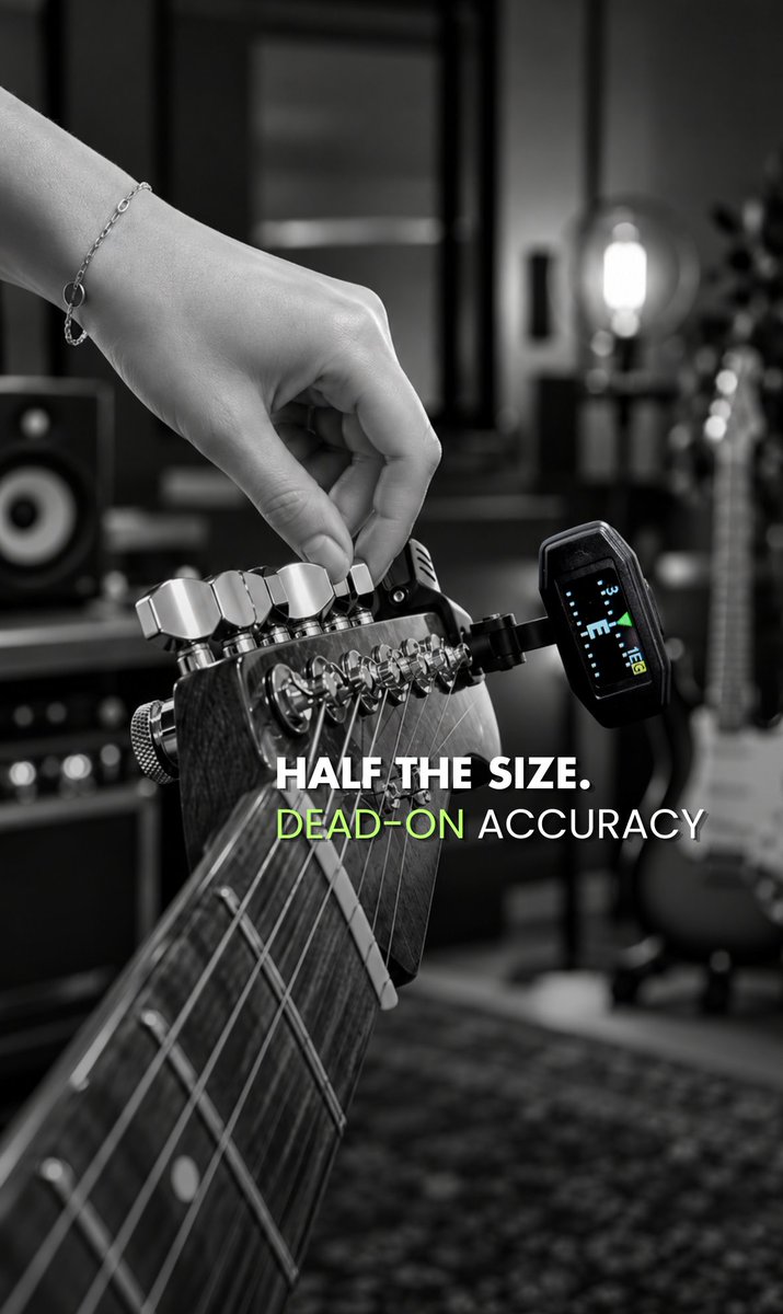 CableFreeGuitar's tweet photo. Meet DeadOn. 🎯

Half the size. 18g. USB-C rechargeable. Bright TFT screen. 0.5-cent accuracy, because “close enough” is for parking. 😏
Launch price: $29.99 🔥
Grab 3 and the third one’s on us.
Use code DOB2G1F at checkout.
👇
https://t.co/Cc3co6anTP https://t.co/HHvyXTlUYg