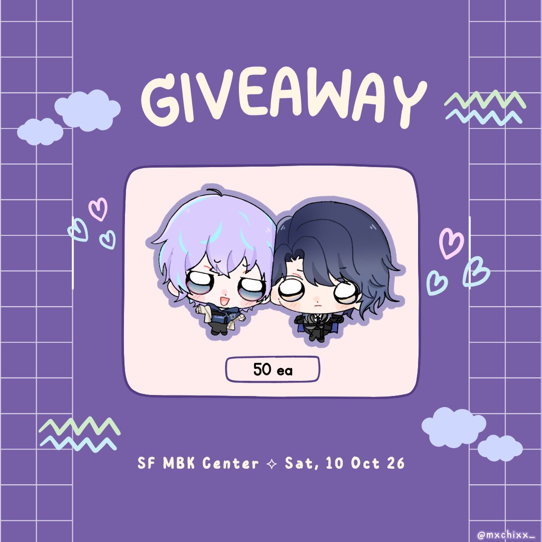 mxchixx_'s tweet photo. 🎀 GIVEAWAY 🎀

✦ MECHATU-A 1st Live OVER DRIVE! Live Viewing ✦

🎟️ Stickers 50 ea.
╭───────────────╮
　📅 Sat, 10 Oct 26
　📍 SF MBK Center
╰───────────────╯

#กอวด้อมนิจิ https://t.co/lG55JZY6er