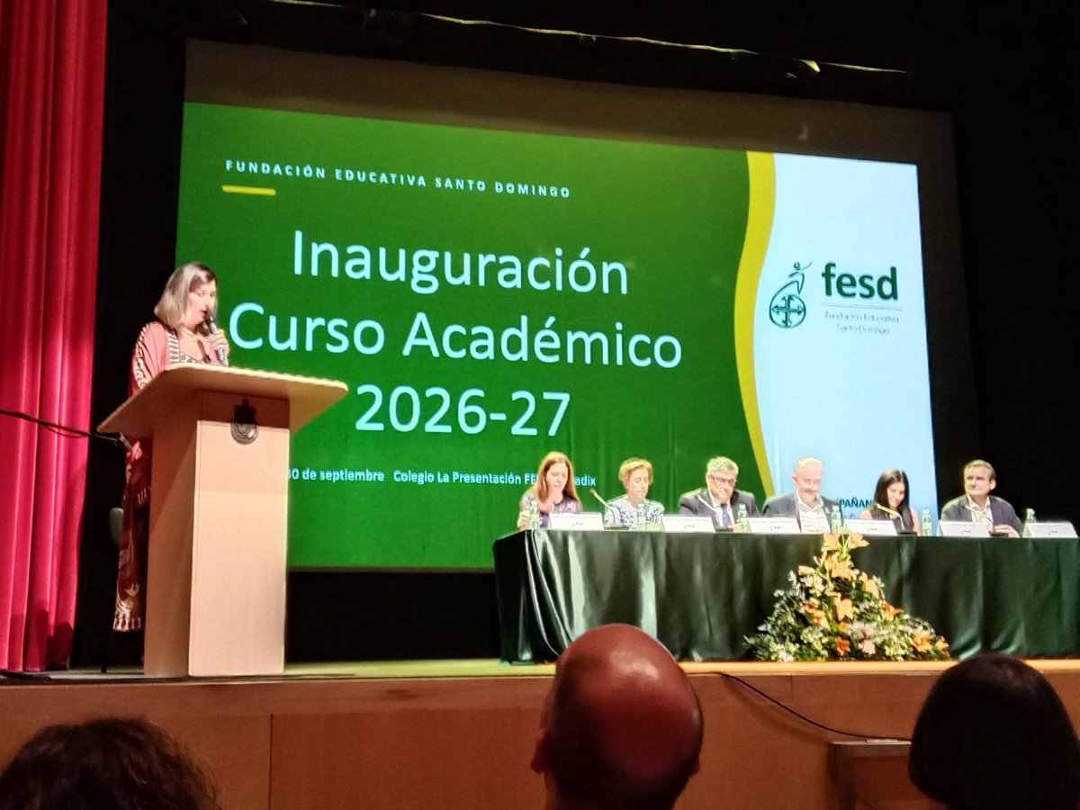 FEUSO_ANDALUCIA's tweet photo. USO Enseñanza Andalucía participa en la inauguración del curso académico 2026-2027 de la Fundación Educativa Santo Domingo.

🔗 Más información: https://t.co/LorUA9gwzP
👍📝 Afíliate:  https://t.co/aw3Ainy3H8
#ConUSOmejor #AfíliateaUSO https://t.co/2mZN6EWXJi