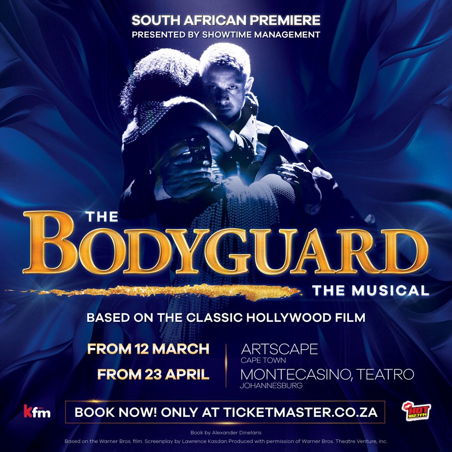 LaurasWorldza's tweet photo. THE BODYGUARD: THE MUSICAL MAKES ITS SA DEBUT IN MARCH 2027
 
The music. The romance. The suspense. The legend.

https://t.co/AqXXJIv1RR
 
Tickets: https://t.co/7Huy62dtW8

#LaurasWorld #TheBodyguardSA #TheBodyguard #montecasino https://t.co/IW4gjHQDIc