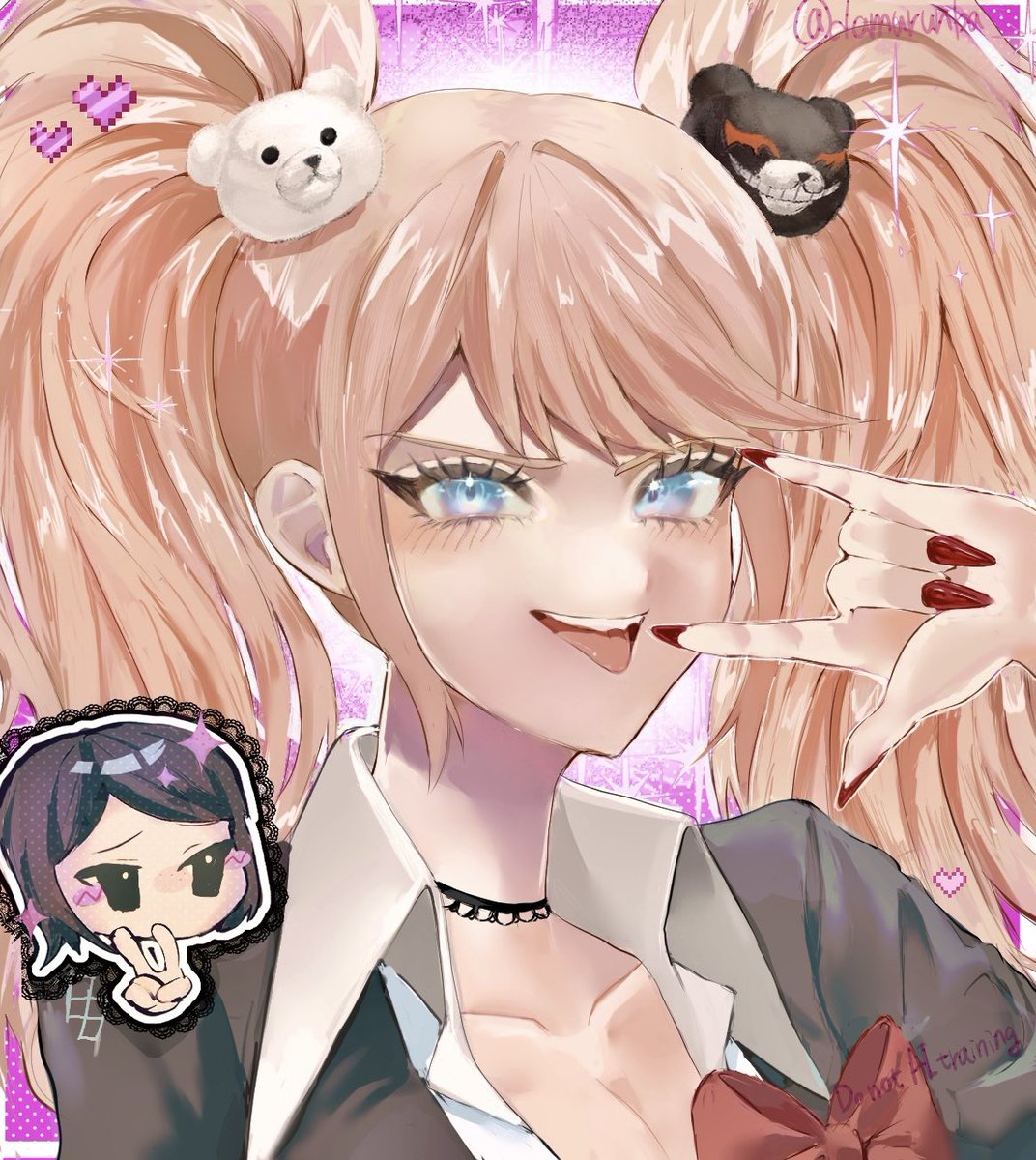 damurunba's tweet photo. #ダンガンロンパ  #danganronpa 
江ノ島盾子 https://t.co/JwTwgxI0ea
