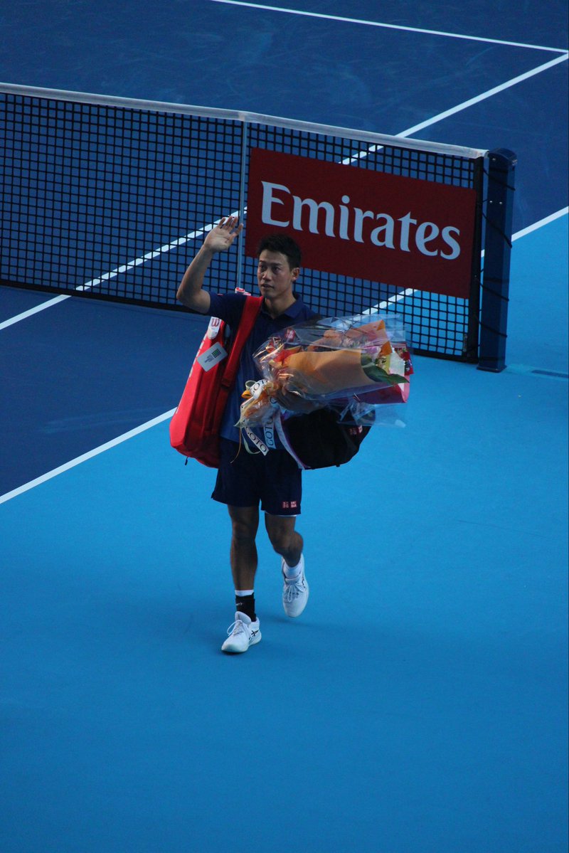 atoato0327's tweet photo. 長い期間応援できてよかったです。
お疲れ様でした！

#錦織圭
#KeiNishikori https://t.co/1eW8loTLaD