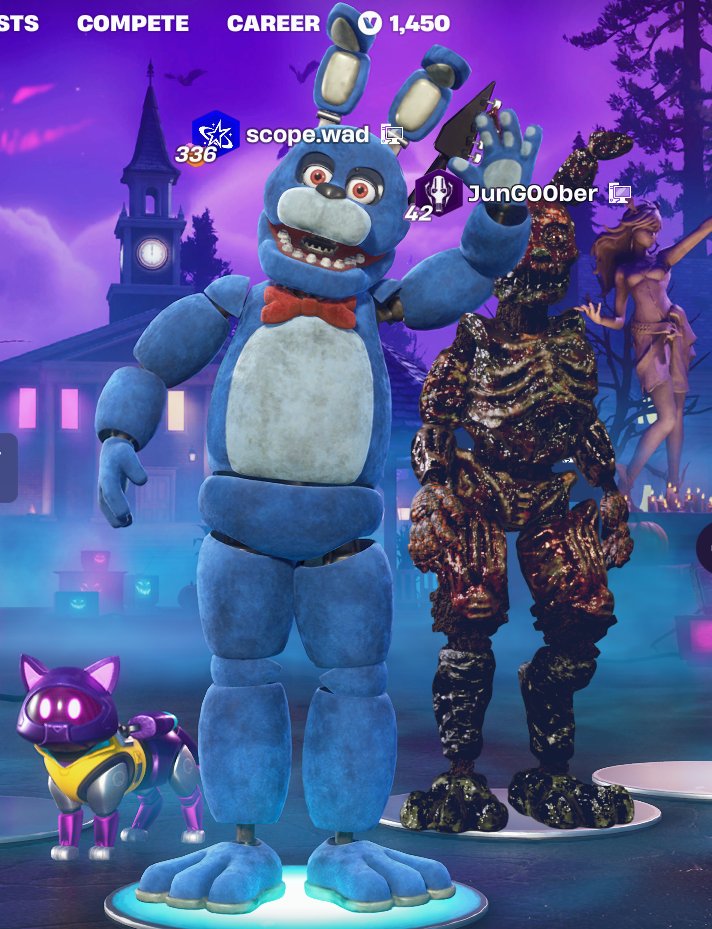 n05c0p3r_'s tweet photo. fnaf collab looks awesome its crazy how accurate the models are https://t.co/882GfwWOMy