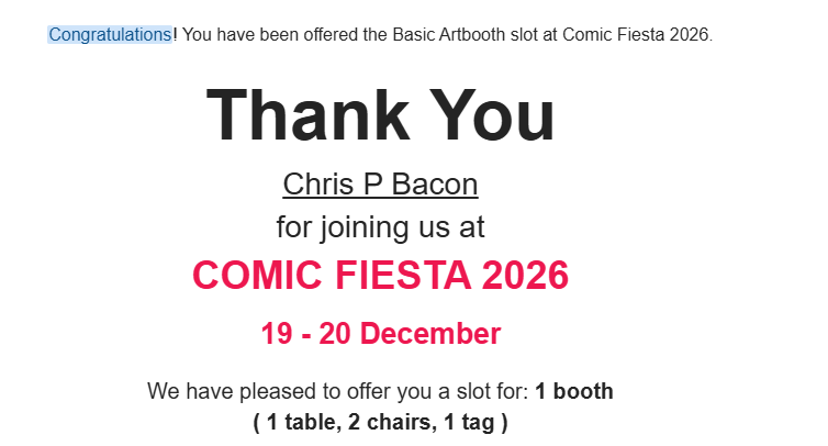 hylengart's tweet photo. We got #comicfiesta !! See you guys there! https://t.co/CelGriMq8z