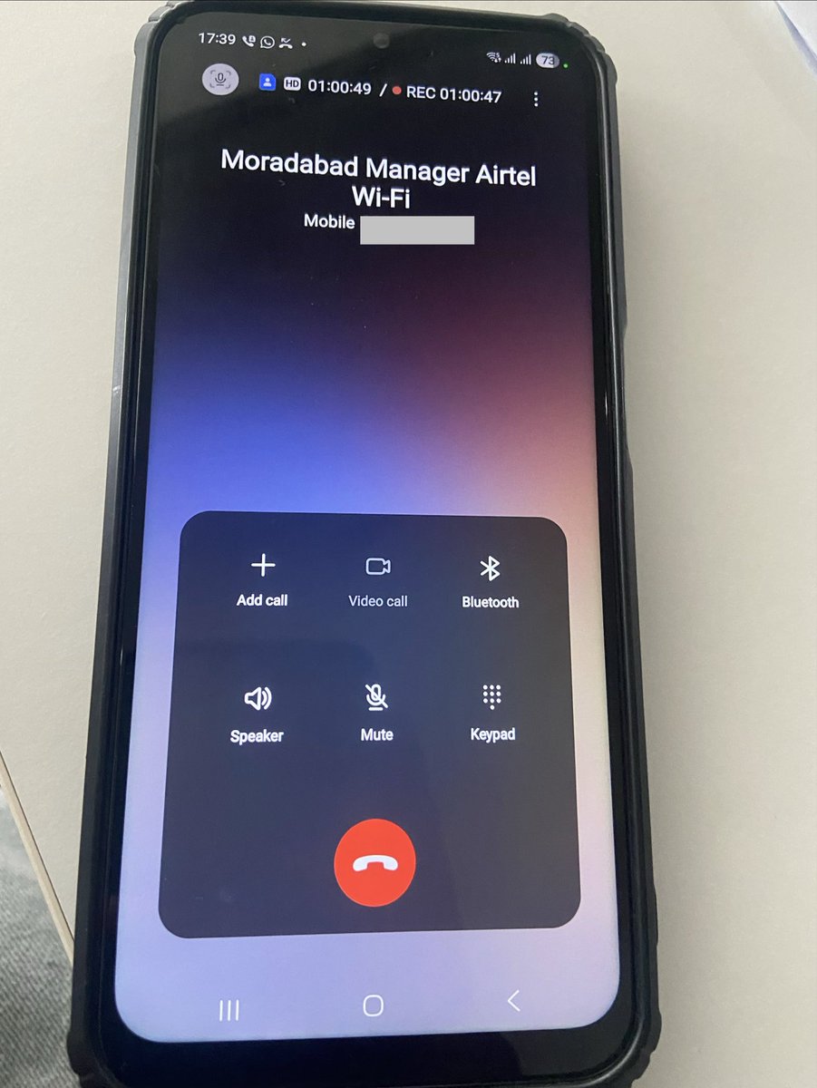 Vikash_K13's tweet photo. @Airtel_Presence The proof that @airtelindia really doesn’t care. Waiting since 1 hr so that call gets connect. Useless. @airtelindia https://t.co/npQSECSBf7